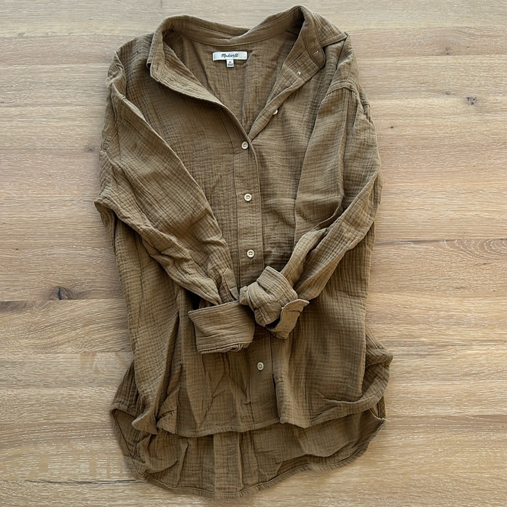 Madewell Boyfriend Button Down